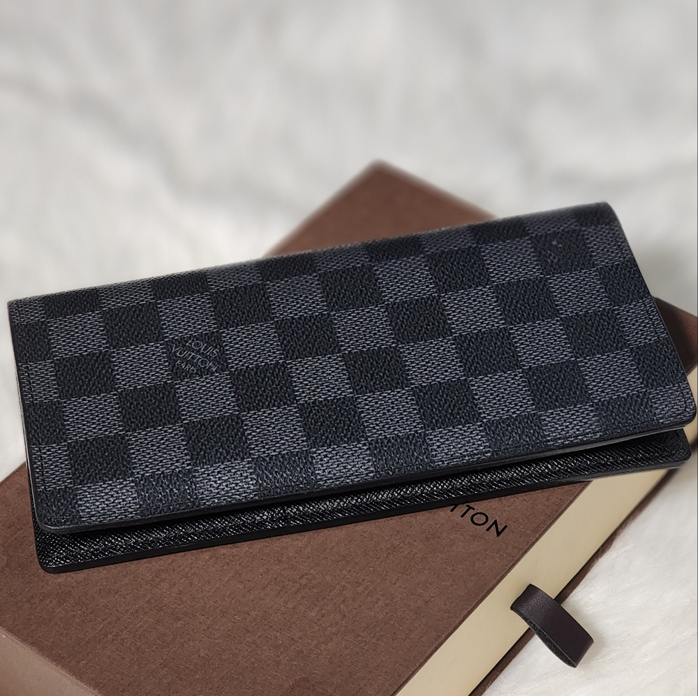 Louis Vuitton Brazza Wallet Damier Graphite